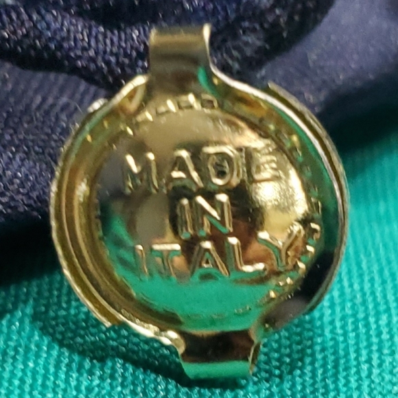 Leonardi FIRENZE Scarf ⚜️💙💚⚜️Italy Made - Picture 7 of 8